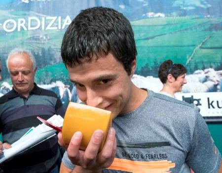 Concurso de quesos Idiazabal en las Euskal Jaiak de Ordizia